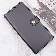 Шкіряний чохол-книжка GETMAN Gallant (PU) для Oppo A3 4G / A3x 4G/ A40m Чорний, фото 4