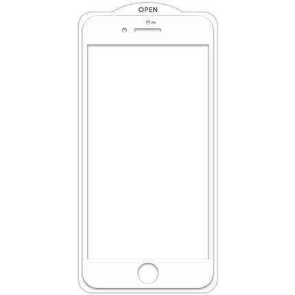 Захисне скло SKLO 5D (тех.пак) для Apple iPhone 7 plus / 8 plus (5.5") Білий / Біла підкладка, фото 1