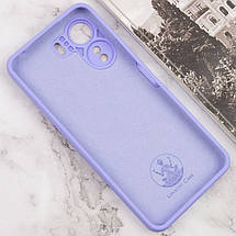 Чохол Silicone Cover Lakshmi Full Camera (AA) для Oppo A60 4G Бузковий / Dasheen, фото 3