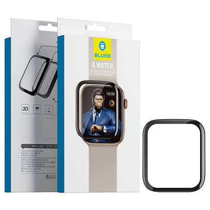 Полімерна 3D плівка Blueo High-Molecule для Apple Watch 42mm (2024) Чорний, фото 1