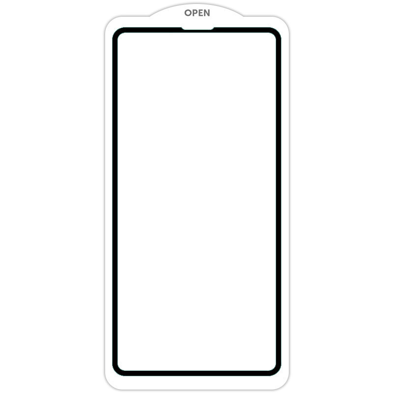 Захисне скло SKLO 5D (тех.пак) для Apple iPhone 13 mini (5.4") Чорний / Біла підкладка