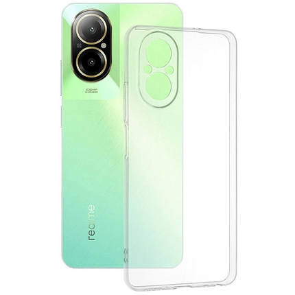 TPU чохол Epic Transparent 1,5mm Full Camera для Realme C67 4G Безбарвний (прозорий), фото 1