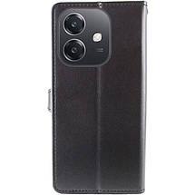 Шкіряний чохол-книжка GETMAN Gallant (PU) для Oppo A3 4G / A3x 4G/ A40m Чорний, фото 5