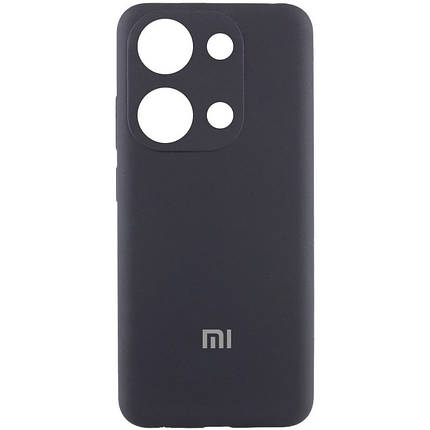 Чохол Silicone Cover Lakshmi Full Camera (AA) with logo для Xiaomi Poco X6 / Note 13 Pro 5G Чорний / Black, фото 1