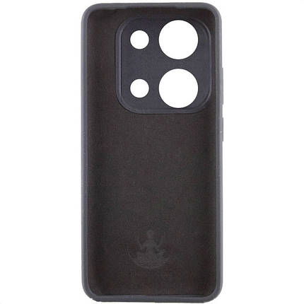 Чохол Silicone Cover Lakshmi Full Camera (AA) with logo для Xiaomi Redmi Note 13 4G Чорний / Black, фото 2