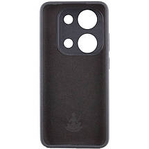 Чохол Silicone Cover Lakshmi Full Camera (AA) with logo для Xiaomi Redmi Note 13 Pro 4G Чорний / Black, фото 2