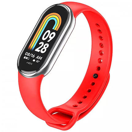 Силіконовий ремінець для Xiaomi Mi Band 8/9 Червоний / Red, фото 1