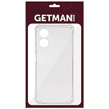 TPU чохол GETMAN Ease logo посилені кути Full Camera для Oppo A58 4G Безбарвний (прозорий), фото 5