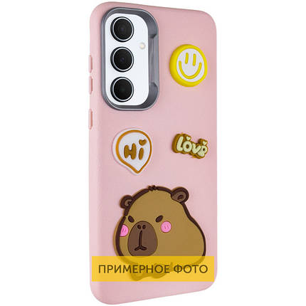 Чохол TPU Leather Toys для Xiaomi Redmi 14C / Redmi A4 / Poco C75 Capybara / Pink, фото 1