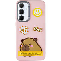 Чохол TPU Leather Toys для Xiaomi Redmi 14C / Redmi A4 / Poco C75 Capybara / Pink, фото 4