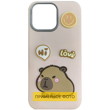 Чохол TPU Leather Toys для Xiaomi Redmi Note 14 5G Capybara / Pink, фото 1