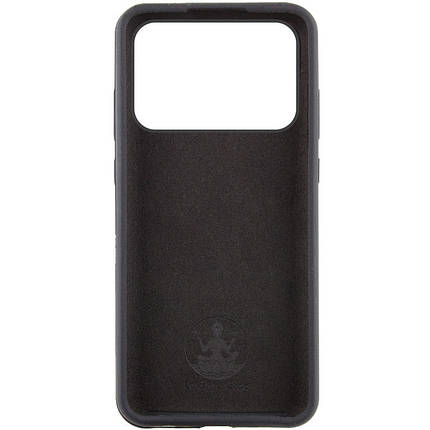 Чохол Silicone Cover Lakshmi (AAA) для Xiaomi Poco X6 Pro Чорний / Black, фото 3