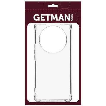 TPU чохол GETMAN Ease logo посилені кути для Huawei Magic5 Lite Безбарвний (прозорий), фото 2