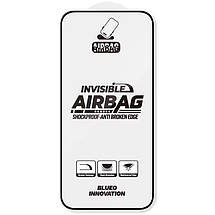 Захисне 3D скло Blueo Invisible Airbag Anti-broken для Apple iPhone 14 Pro / 15 / 16 (6.1") Чорний, фото 3
