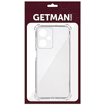 TPU чохол GETMAN Ease logo посилені кути Full Camera для Xiaomi Redmi 13 4G / Poco M6 4G Безбарвний (прозорий), фото 3
