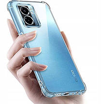 TPU чохол GETMAN Ease logo посилені кути Full Camera для Oppo A57s / A57 4G / A77s Безбарвний (прозорий), фото 2
