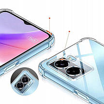 TPU чохол GETMAN Ease logo посилені кути Full Camera для Oppo A57s / A57 4G / A77s Безбарвний (прозорий), фото 3