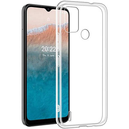 TPU чохол Epic Transparent 1,5mm для Nokia C21 Plus Безбарвний (прозорий), фото 1