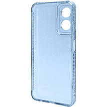 Чохол TPU Starfall Clear для Oppo A17 Блакитний, фото 3