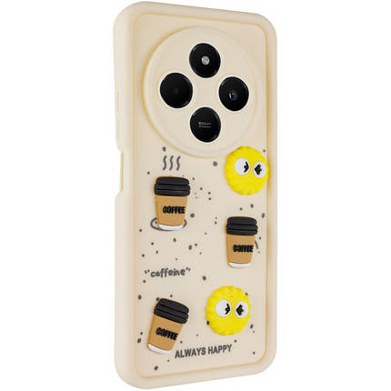 Чохол TPU Toys Case для Xiaomi Redmi 14C / Poco C75 Sand / Always Happy, фото 1