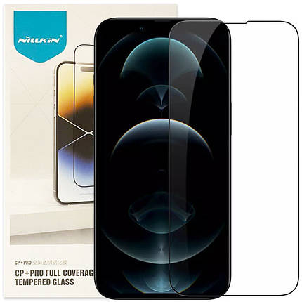 Захисне скло Nillkin (CP+PRO) для Apple iPhone 13 Pro Max / 14 Plus (6.7") Чорний, фото 1