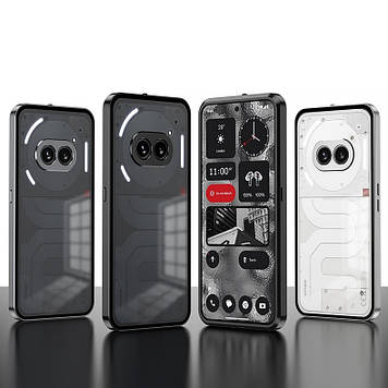 Чохол на Nothing Phone (2a) | 2a Plus бампер накладка протиударний металевий алюмінієвий "ALUMA-S"