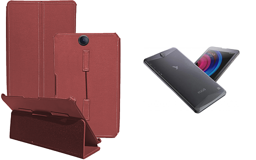 Чохол для планшета Pixus Touch 7 3G (HD), Touch 7 3G (qHD), колір Бордовий