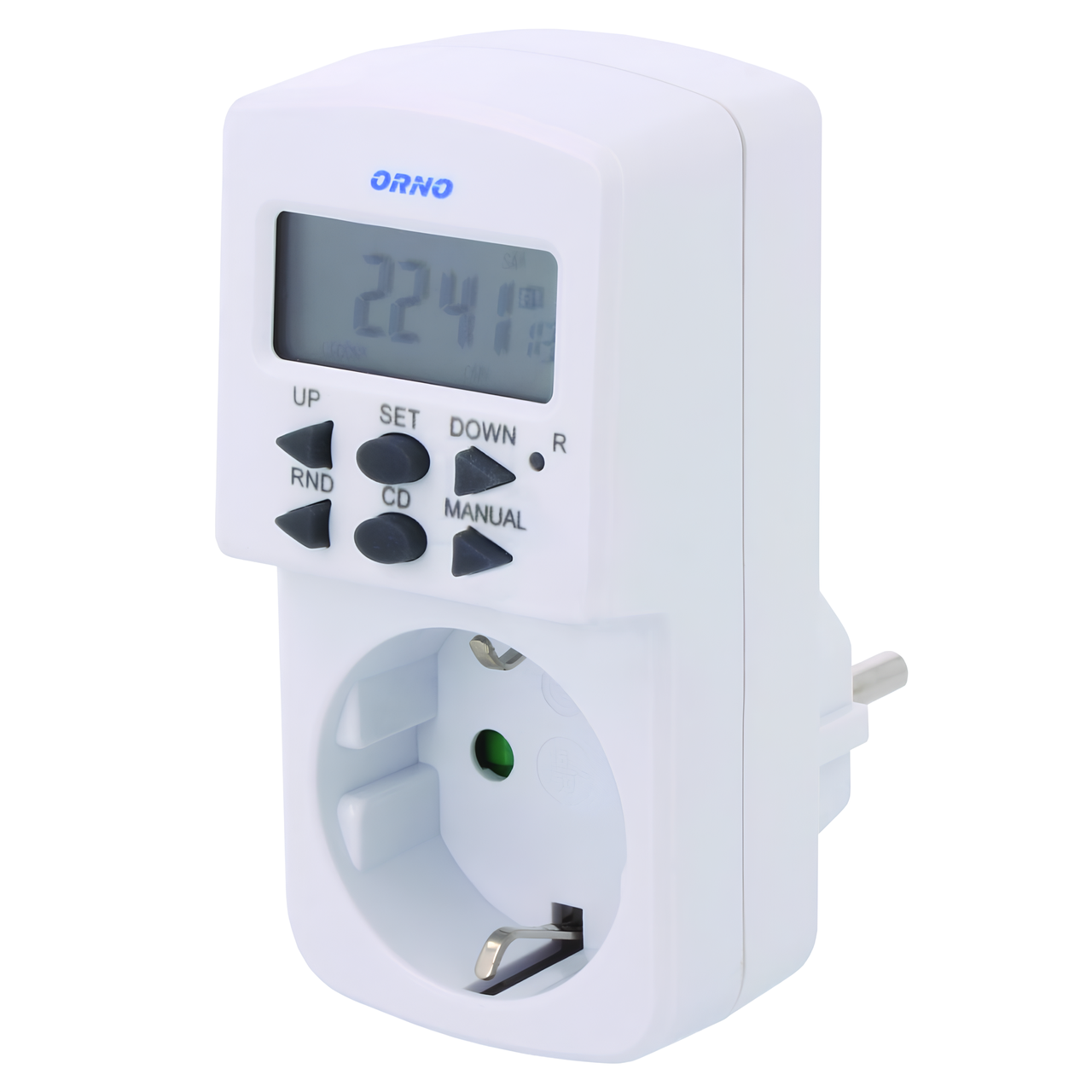 Реле часу тижневе електронне в розетку 8A, 1800W