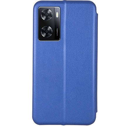 Шкіряний чохол-книжка Classy для Oppo A57s / A77s Синій, фото 2