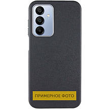 Шкіряний чохол Leather Case Metal Buttons для Xiaomi Redmi A3 Black, фото 2