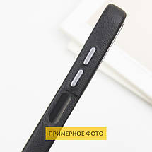Шкіряний чохол Leather Case Metal Buttons для Xiaomi Redmi A3 Black, фото 5