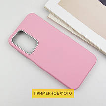 Шкіряний чохол Leather Case Metal Buttons для Xiaomi Redmi Note 13 Pro 4G / Poco M6 Pro 4G Light Pink, фото 3