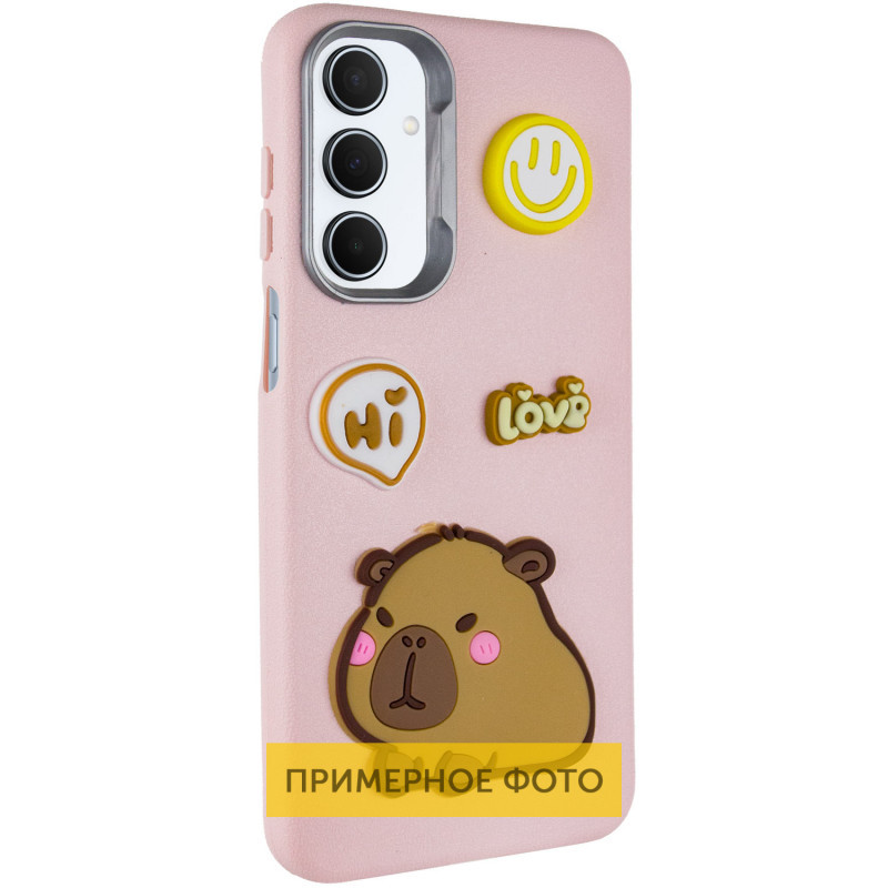 Чохол TPU Leather Toys для Xiaomi Poco X6 / Note 13 Pro 5G Capybara / Pink