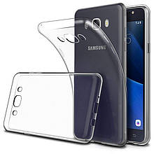 TPU чохол Epic Transparent 1,5mm Full Camera для Samsung J510F Galaxy J5 (2016) Безбарвний (прозорий)