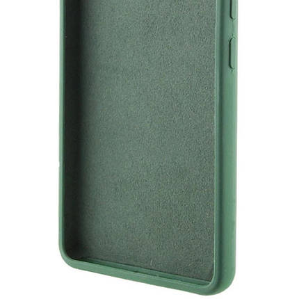 Чохол TPU GETMAN Liquid Silk Full Camera для Google Pixel 7 Pro Зелений / Dark green, фото 2