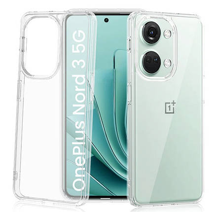 TPU чохол Epic Transparent 1,5mm для OnePlus Nord 3 Безбарвний (прозорий), фото 1