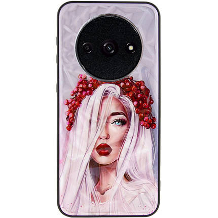 TPU+PC чохол Prisma Ladies для Xiaomi Redmi A3 Ukrainian Girl, фото 2