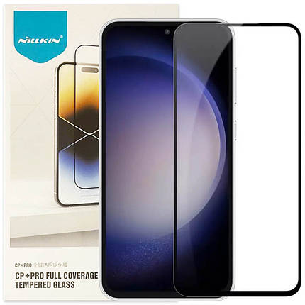 Захисне скло Nillkin (CP+PRO) для Samsung Galaxy S23 FE Чорний, фото 1