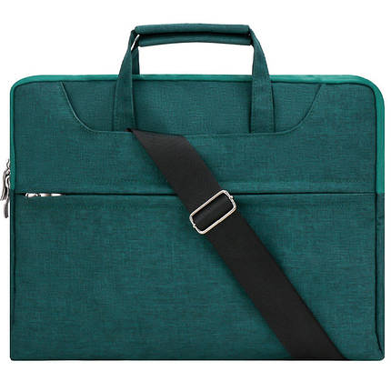 Сумка для ноутбуку Denim with Straps 15/16.2'' Dark Green, фото 1