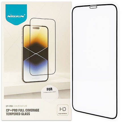 Захисне скло Nillkin (CP+PRO) для Apple iPhone 11 Pro Max (6.5") / XS Max (6.5") Чорний, фото 1