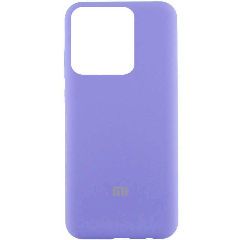 Чохол Silicone Cover Lakshmi (AAA) with Logo для Xiaomi Poco X6 / Note 13 Pro 5G Бузковий / Dasheen