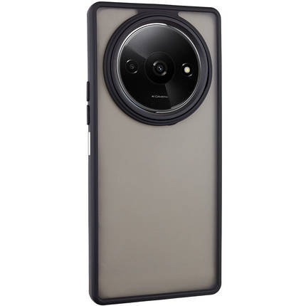 Чохол TPU+PC Lyon Frosted для Xiaomi Redmi A3 Black, фото 1