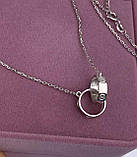 Срібний ланцюжок кольє ланцюжок, фото 2