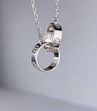 Срібний ланцюжок кольє ланцюжок, фото 5