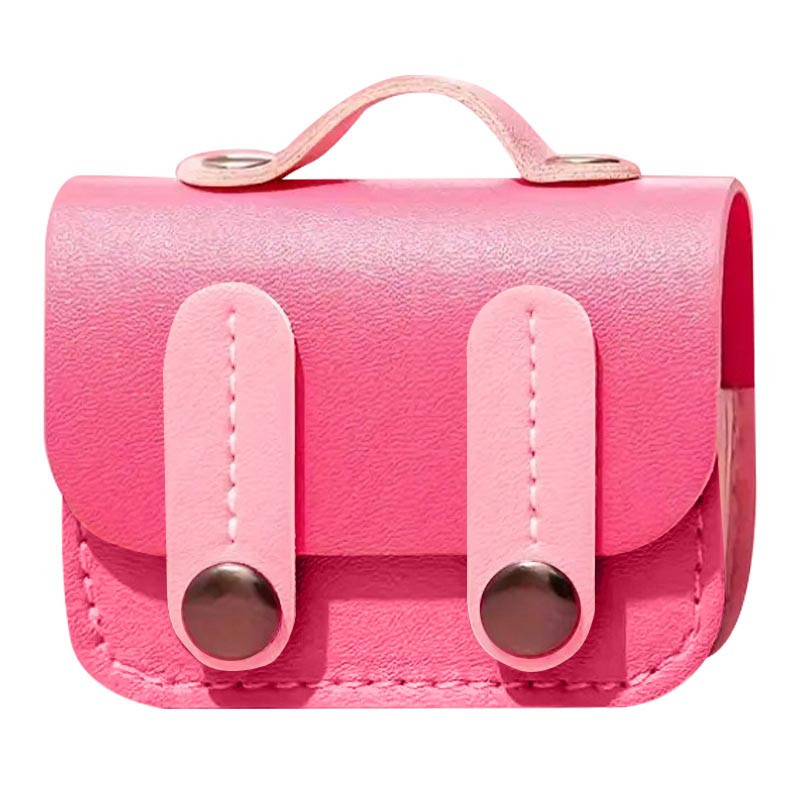 Шкіряний футляр Briefcase для навушників AirPods 3 Pink