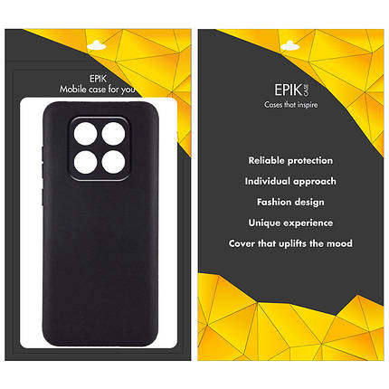 Чохол TPU Epik Black Full Camera для Xiaomi Redmi Note 14 Pro 5G Чорний, фото 2