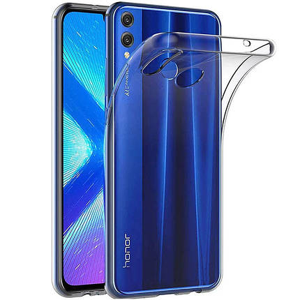 TPU чохол Epic Transparent 1,5mm для Huawei Honor 8X Безбарвний (прозорий), фото 1