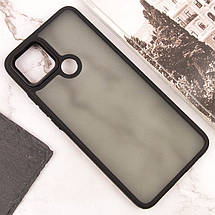 Чохол TPU+PC Lyon Frosted для Oppo A15s / A15 Black, фото 4