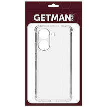 TPU чохол GETMAN Ease logo посилені кути Full Camera для Xiaomi Poco X7 Pro Безбарвний (прозорий), фото 3