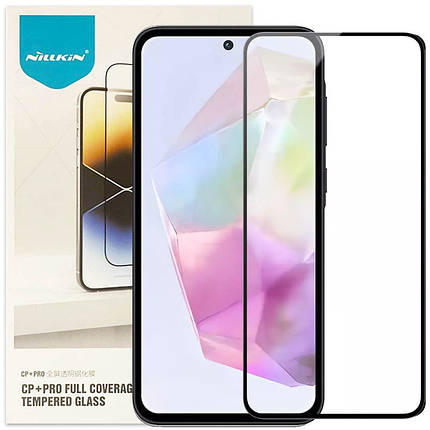 Захисне скло Nillkin (CP+PRO) для Samsung Galaxy A35 Чорний, фото 1